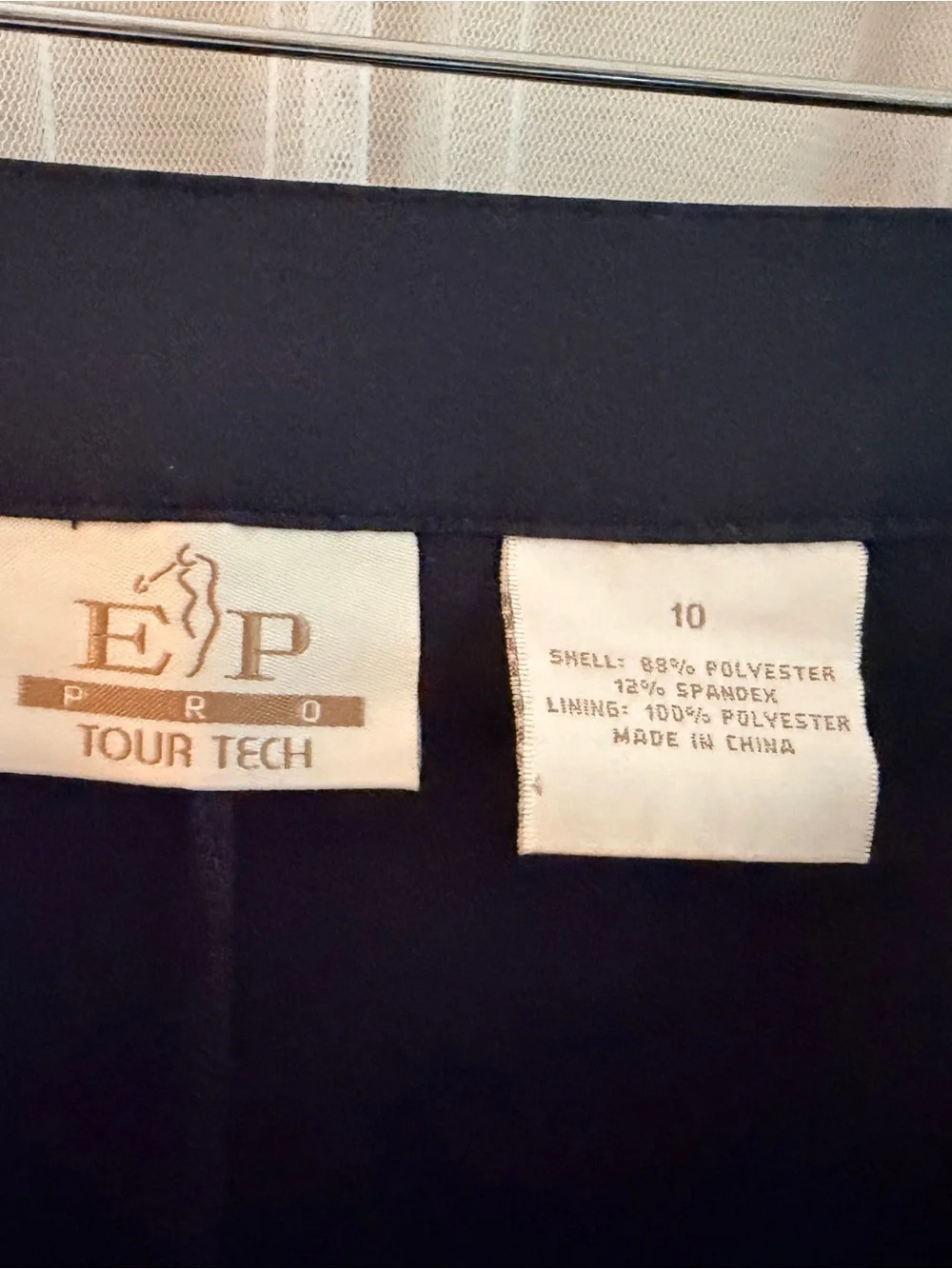 E&P Pro Women’s Navy Golf Skort country club chic. Preppy collegiate